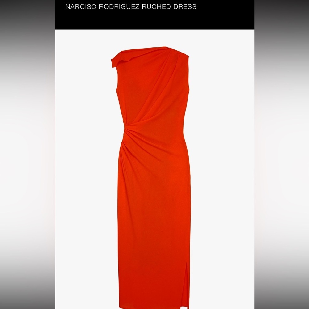NARCISO RODRIGUEZ RUCHED DRESS - Picture 2 of 16